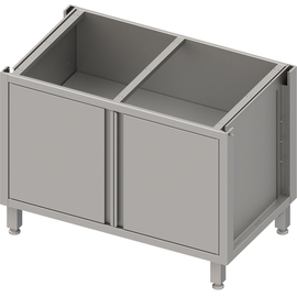 Base cabinet box version 2.0, for legs/base frame, with hinged doors 1100x540x660 mm product photo