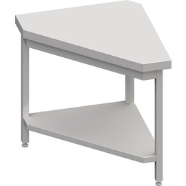 Neutral output 90° inside corner module 785x785x880 mm, stainless steel worktop product photo