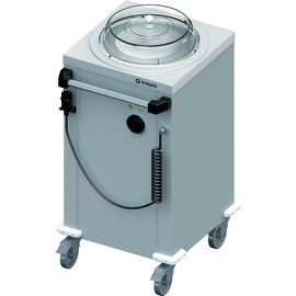 Heatable plate dispenser, mobile 550x510x880 mm for food distribution systems product photo