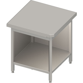 Corner module 90° "Free Flow" with open base cabinet 785x785x880 mm, stainless steel cover plate product photo