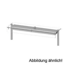 Glass sideboard "Cube" with open front and lighting 790x450x460 product photo