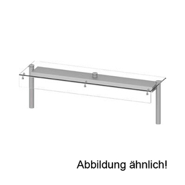 Glass shelf "Cube" with open front 1456x450x460 product photo