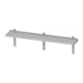 wall rack ECO WB 61 | 1600 x 300 mm with brackets | wall rails | height-adjustable | self-assembly product photo