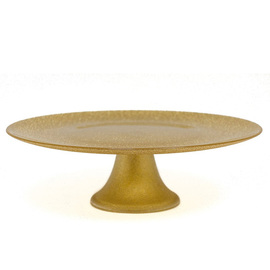 cake stand GLITTER glass golden Ø 330 mm product photo