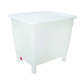 Transport container | storage containers PE white 210 ltr | 800 mm x 600 mm H 680 mm product photo