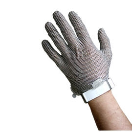 piercing protective glove PROTEC 53 L blue • cut-resistant product photo