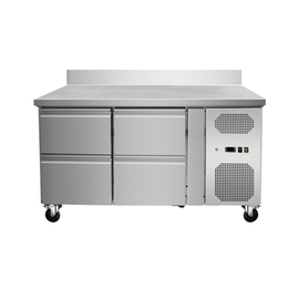 refrigerated table GN 1/1 215,0 ltr | 4 drawers | 1360 mm x 700 mm H 960 mm product photo