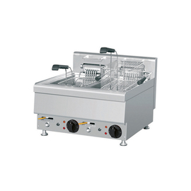 electric deep fryer | 2 basins 2 x 14 ltr | 380 volts product photo