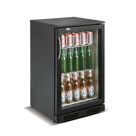 bottle cooler black | 138 ltr | wing door product photo