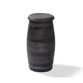 bar stool Barrel brown stackable seat height 760 mm product photo