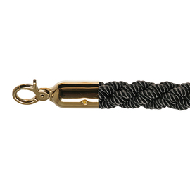 barrier cord black twisted | colour of fittings brass coloured L 1.57 m product photo