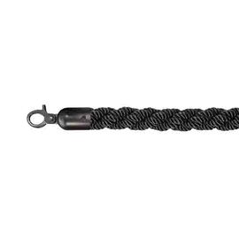 barrier cord LUXUS black | colour of fittings black L 1.57 m product photo