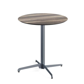 patio table | Bistro table foldable grey | Tropical Wood | round Ø 700 mm product photo