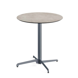 patio table | Bistro table foldable grey | Moonstone | round Ø 700 mm product photo