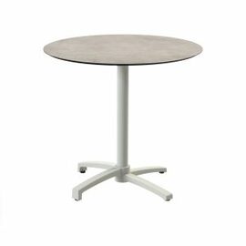 patio table foldable sand couloured | Moonstone | round Ø 700 mm product photo
