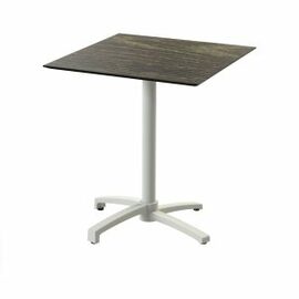 patio table foldable sand couloured | Riverwashed Wood | square 700 mm x 700 mm product photo