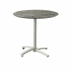 patio table foldable sand couloured | Galaxy Marble | round Ø 700 mm product photo