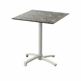patio table foldable sand couloured | Galaxy Marble | square 700 mm x 700 mm product photo