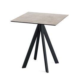 patio table Infinity black | Moonstone square | 700 mm x 700 mm product photo