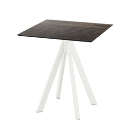 patio table Infinity white | Riverwashed Wood square | 700 mm x 700 mm product photo