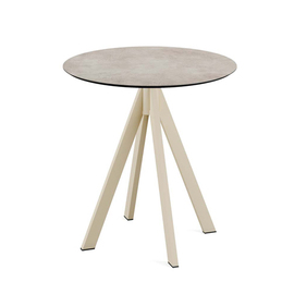 patio table Infinity beige | Moonstone round Ø 700 mm product photo