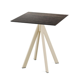 patio table Infinity beige | Riverwashed Wood square | 700 mm x 700 mm product photo