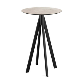 bar table Infinity black | Moonstone round Ø 700 mm product photo