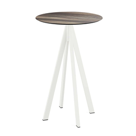 bar table Infinity white | Tropical Wood round Ø 700 mm product photo