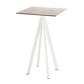 bar table Infinity white | Moonstone square | 700 mm x 700 mm product photo