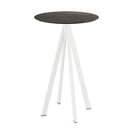 bar table Infinity white | Riverwashed Wood round Ø 700 mm product photo