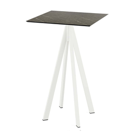 bar table Infinity white | Midnight Marble square | 700 mm x 700 mm product photo