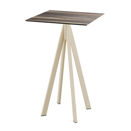 bar table Infinity beige | Tropical Wood square | 700 mm x 700 mm product photo