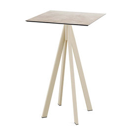 bar table Infinity beige | Moonstone square | 700 mm x 700 mm product photo
