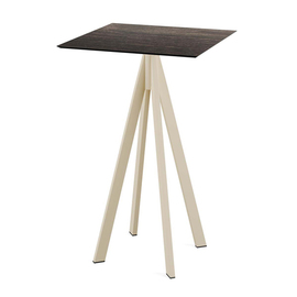 bar table Infinity beige | Riverwashed Wood square | 700 mm x 700 mm product photo