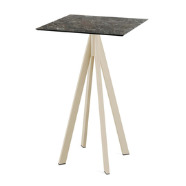 bar table Infinity beige | Galaxy Marble square | 700 mm x 700 mm product photo