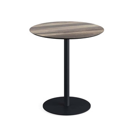 patio table black | Tropical Wood round Ø 700 mm product photo