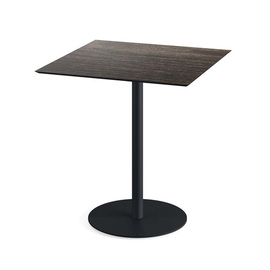 patio table black | Riverwashed Wood square | 700 mm x 700 mm product photo
