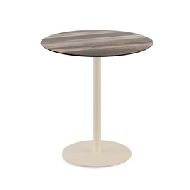 patio table beige | Tropical Wood round Ø 700 mm product photo