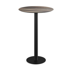 bar table black | Tropical Wood round Ø 700 mm product photo