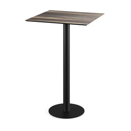 bar table black | Tropical Wood square | 700 mm x 700 mm product photo