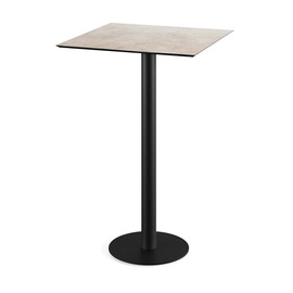 bar table black | Moonstone square | 700 mm x 700 mm product photo
