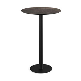 bar table black | Riverwashed Wood round Ø 700 mm product photo