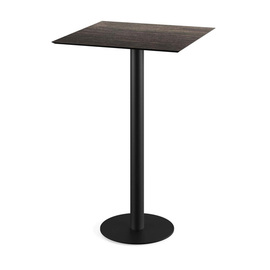 bar table black | Riverwashed Wood square | 700 mm x 700 mm product photo