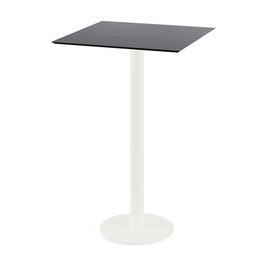 bar table white | black square | 700 mm x 700 mm product photo