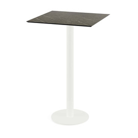 bar table white | Midnight Marble square | 700 mm x 700 mm product photo