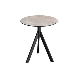 patio table TRIPOD foldable black | Moonstone Ø 700 mm H 740 mm product photo
