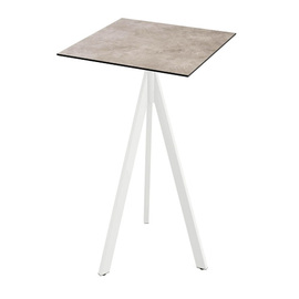 bar table TRIPOD foldable white | Moonstone 700 mm x 700 mm H 1100 mm product photo