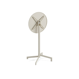patio table | bar table VERSA beige foldable Ø 600 mm H 740 mm | 1020 mm product photo  S