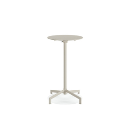 patio table | bar table VERSA beige foldable Ø 600 mm H 740 mm | 1020 mm product photo  S