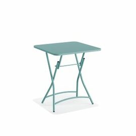 Bistro folding table BREEZE steel blue square | 600 mm x 600 mm product photo